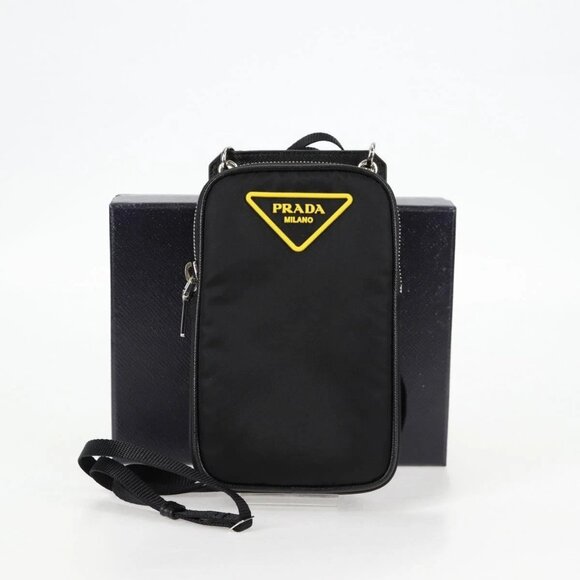 PRADA Shoulder Bag Nylon Black Auth 127896M - Picture 11 of 16